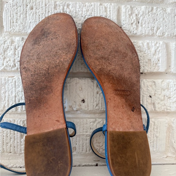 Blue Coach Sandals - Picture 3 of 4